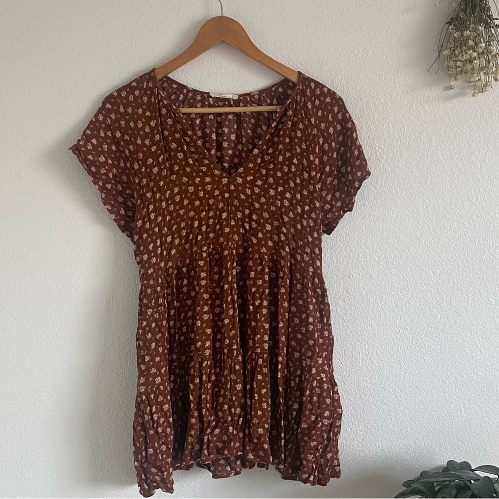 floral print mini dress